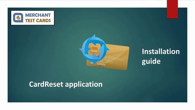 CardReset application - User and installation guide смотреть онлайн