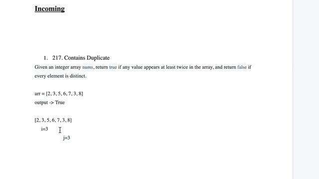 Contains Duplicate, LeetCode, Python смотреть онлайн