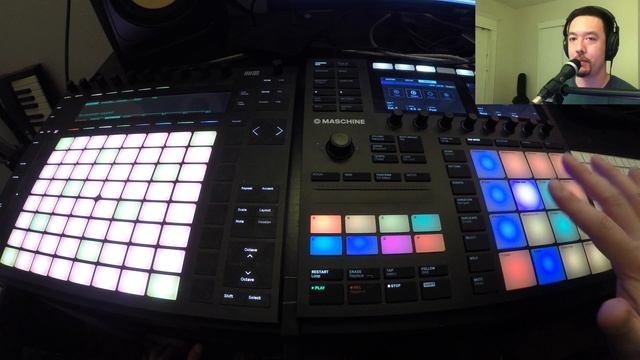 Finger-drumming: Live Trap Beats (Push 2 and Maschine MK3) + Educational Walkthrough of Setup смотреть онлайн