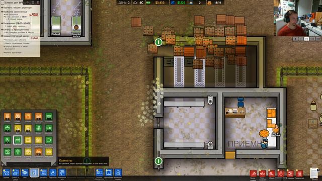 Prison Architect Прохождение #1. Начало смотреть онлайн