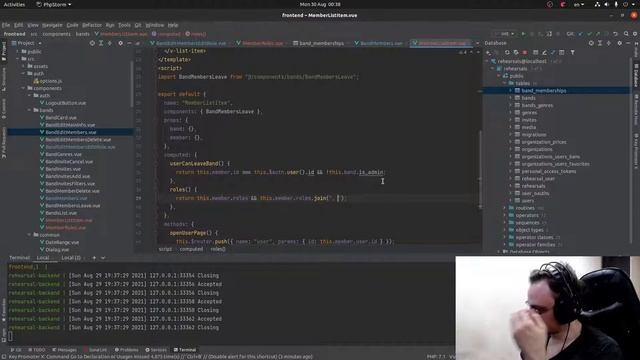 making petproject #88 (laravel + vuejs) | refactoring band members frontend смотреть онлайн