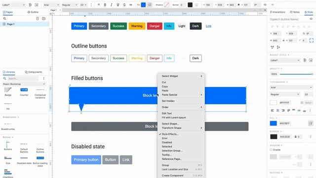 Axure RP 10 and UX design core skills course - 6.2 Manipulating widgets смотреть онлайн