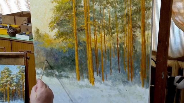 Зимний пейзаж #3/Winter landscape #3 смотреть онлайн