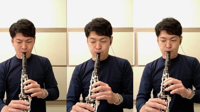 【ひこうき雲】クラリネットで吹いてみた #13 / 【1人で吹いてみた / クラリネット三重奏】 荒井由実 / clarinet cover スタジオジブリ「風立ちぬ」 смотреть онлайн