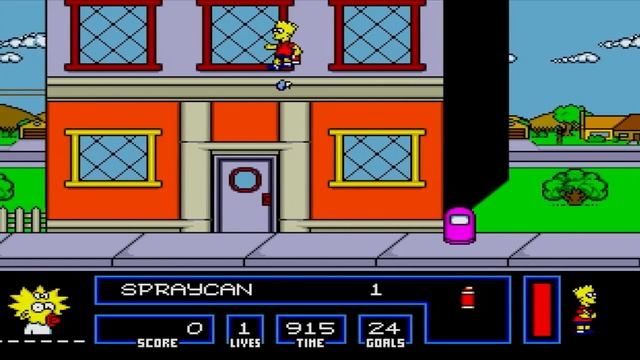 The Simpsons Bart VS The Space Mutants! (Sega Genesis) Gameplay Commentary! смотреть онлайн