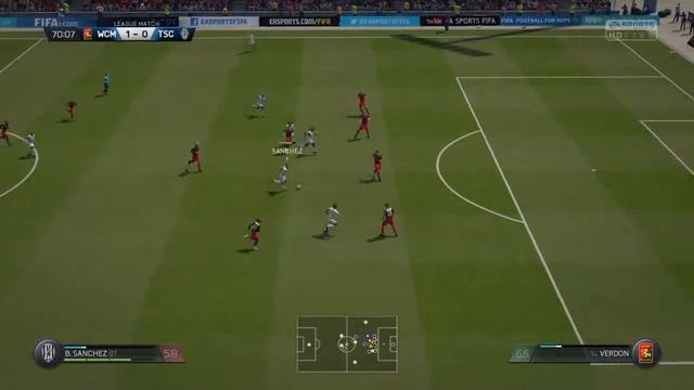 Fifa 16 Tichy Sneijder FFC : Meneses & Sanchez смотреть онлайн