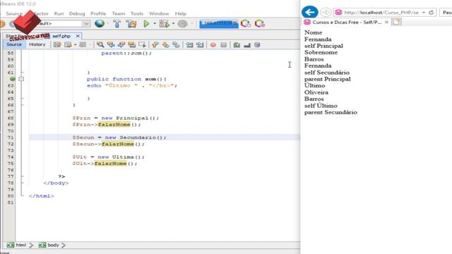 PHP - DICA SOBRE SELF E PARENT смотреть онлайн