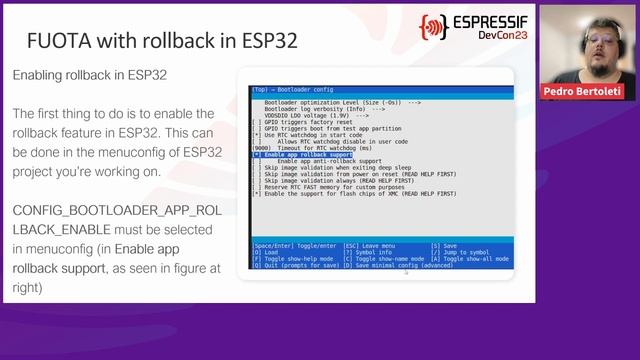 DevCon23 - Making Robust FUOTA in ESP32 Using Rollback смотреть онлайн