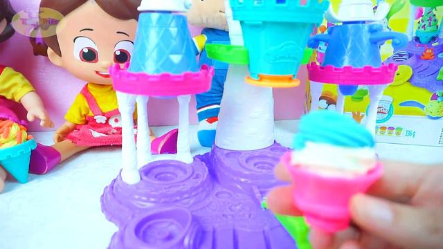 Niloya Pepee Heidi Ile Plah Doh Oyun Hamuru  - Dondurma Şatosu - Eğlenceli Çocuk Videosu - Tontik T