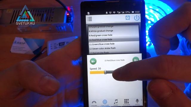 RGB Wi-Fi контроллер Migic Home DC 12-24V 12A смотреть онлайн