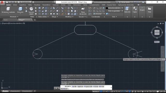 Dibujar un gancho para ropas en 3D- AutoCad 2020 смотреть онлайн
