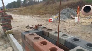 Лего кирпич строим забор ч.4