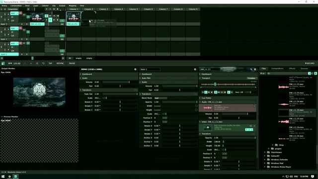 Resolume Arena Preview Audio Settings смотреть онлайн