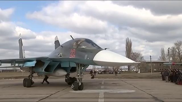 Прибытие экипажей ВКС России с АвБ Хмеймим на авиабазу ЗВО (Воронежская обл.) смотреть онлайн