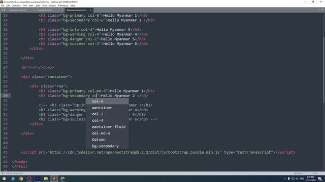 Bootstrap part7 #row #column #bs #bootstrap #bootstraptutorial смотреть онлайн