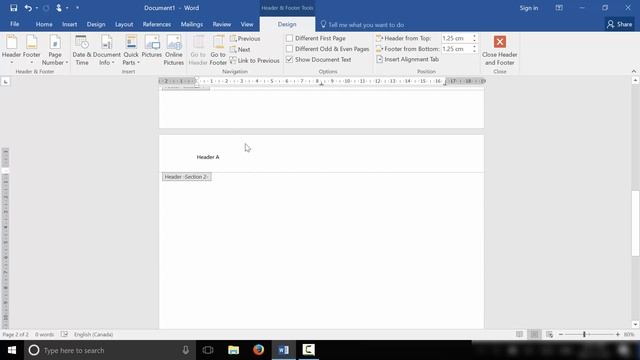 Different Headers On Different Pages-Microsoft Word Tutorial смотреть онлайн
