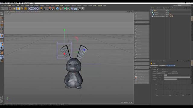 Cinema4D Скульптинг Pokemon Pikachu (часть2 )