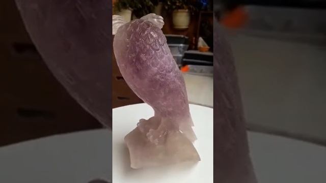 Филин. Статуэтка из аметиста смотреть онлайн