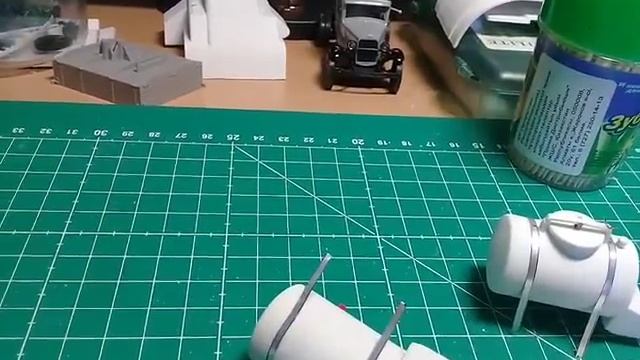 моделирование 3D печать и сборка бочки под квас 1/43 смотреть онлайн