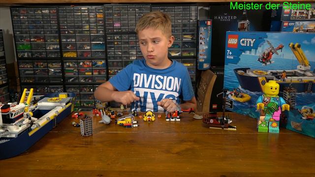 60266 Meeresforschungsschiff LEGO City, Ocean Exploration Ship, Meister der Steine смотреть онлайн
