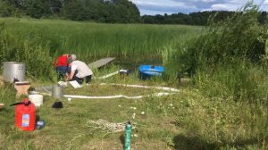 1. Чистка и углубление берега. Эжектор своими руками. Первая попытка