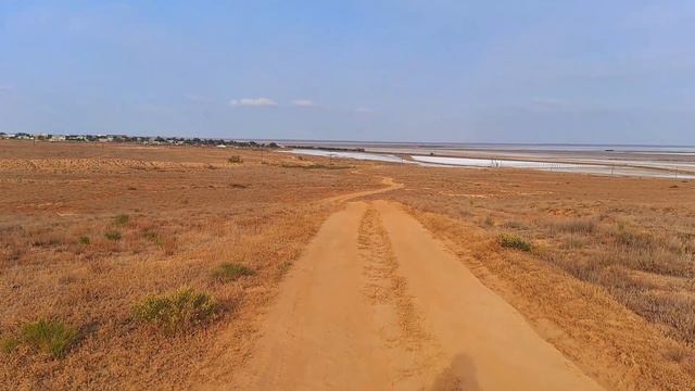 Ландшафты озера Баскунчак и горы Богдо. смотреть онлайн