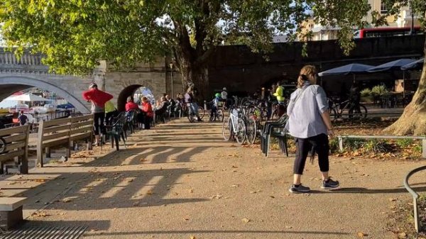 ?? RICHMOND WALKING TOUR, LONDON AUTUMN WALK, I GOT FLOODED OUT OF RICHMOND, RICHMOND RIVERSIDE, 4K