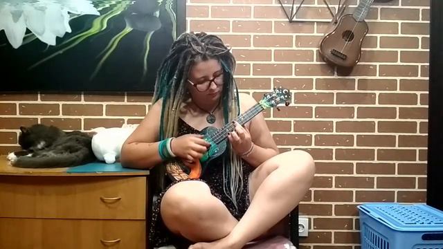 ЖЕНЯ ЛЮБИЧ - Колыбельная тишины (fingerstyle ukulele cover by Lokelaani) смотреть онлайн