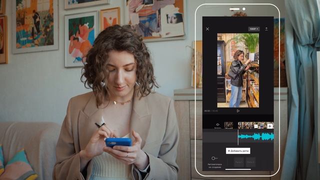 Как монтировать Видео на Телефоне , чтобы набрать 200к просмотров . Лайфхаки Сторис и Рилс смотреть онлайн