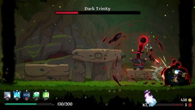Spiritfall - The Viridian Trail Boss Fight - Dark Trinity смотреть онлайн