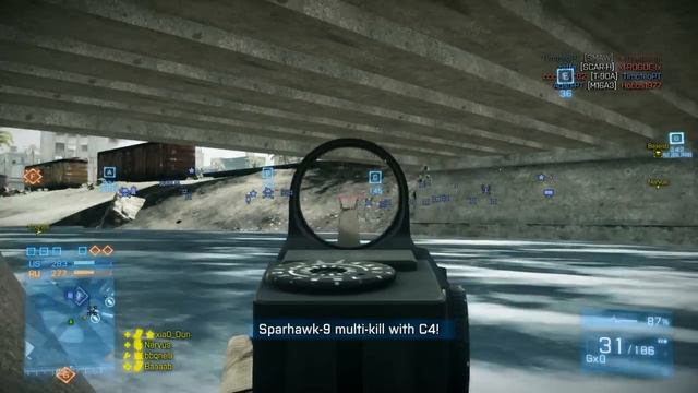 BF3 - 2MA [2ManArmy] Episode 3 - [MEC] xia0_Dun & [MEC] Nervus @ Karkand Intense Game ! смотреть онлайн