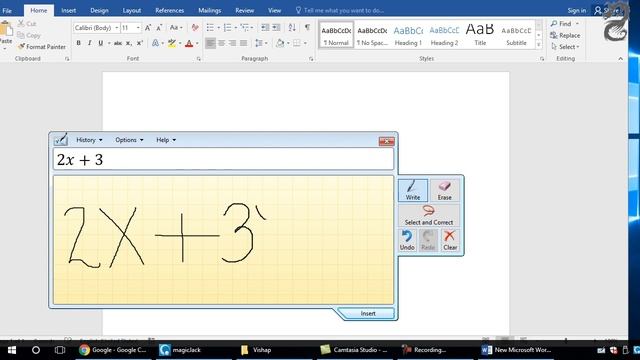 How to use the Math Input Panel on Windows смотреть онлайн