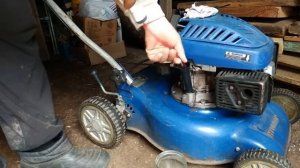 Как я на  Hyundai масло менял (газонокосилке)