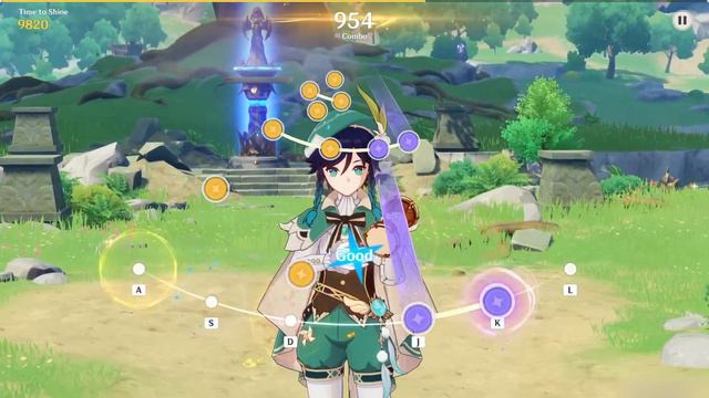 Bard's Adventure Venti Custom Beatmap - Drumalong Festival смотреть онлайн