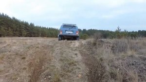 Работа заднего винтового самоблока с большим КБ и преднатягом.