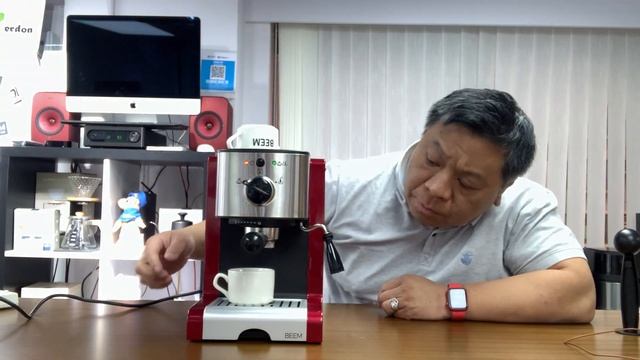 BEEM Espresso Coffee Machine - 15 bar RED. смотреть онлайн