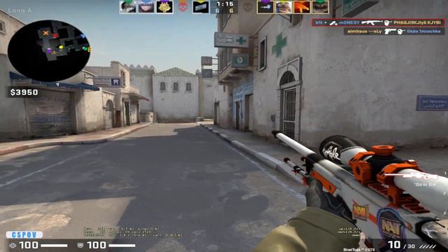 m0NESY Faceit Dust2 POV ~ CRAZY AWP ACE! // 43 Kills ~ 2.49 HLTV смотреть онлайн