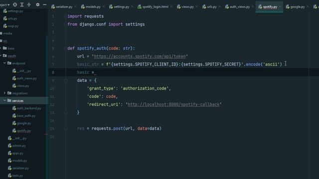 Авторизация Spotify Django Rest Framework | Sound Cloud #4 смотреть онлайн
