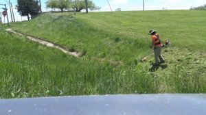 STIHL FS 560 Ditchline Destruction