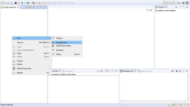 Robot Framework Beginner Tutorial 4 | How to create a new Robot Project смотреть онлайн