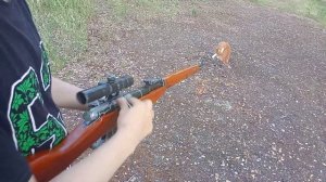 Винтовка Мосина из бумаги и картона.