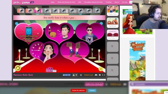 Dating Nerdy Guys!! GirlsGoGames смотреть онлайн