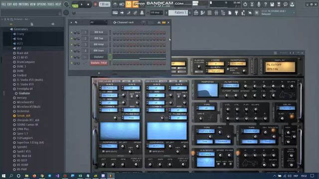 FL Studio. Автоматизация нативных и не нативных синтезаторов (на примере vst Tone 2 Gladiator)(ч.1) смотреть онлайн