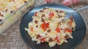 РИС с ФРУКТАМИ и СУХОФРУКТАМИ Вкусный постный  ужин.