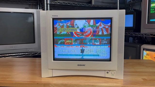 SONY TRINITRON CRT FLAT TV GEOMETRY CONVERGENCE REVIEW RETRO GAMING CALIBRATION 13” KV-13FS110 WHIT смотреть онлайн