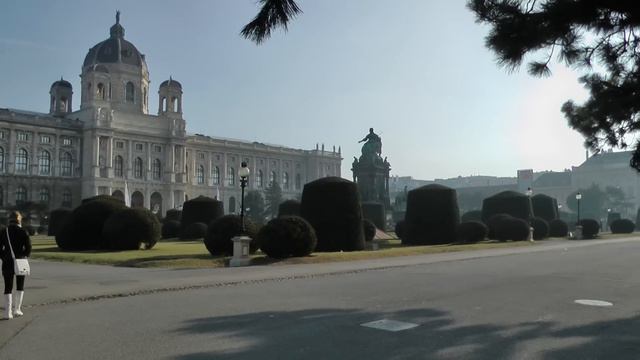 Вена, Площадь Марии-Терезы Wien, Maria-Theresian Platz смотреть онлайн