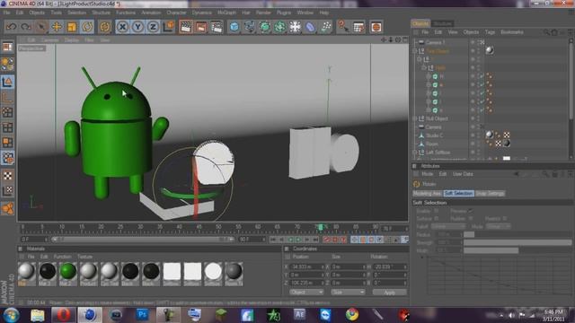 "Android" Speed Art - 3d modeling смотреть онлайн