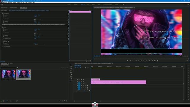 Как создать бегущую строку в Adobe Premiere Pro как в новостях по ТВ в новых версиях смотреть онлайн
