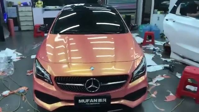 A210 Magic Coral Powder Vinyl Wrap Film Quality Can be Competed With Hexis And Oracal смотреть онлайн